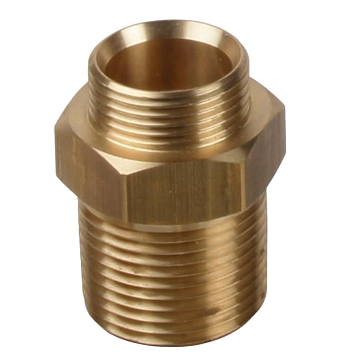 Messing Doppelnippel