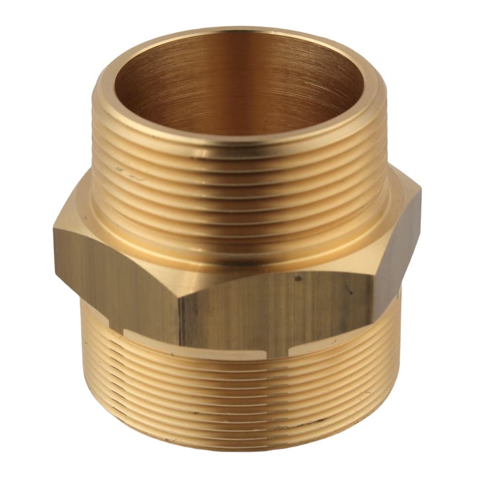 Produktion Messing Doppelnippel